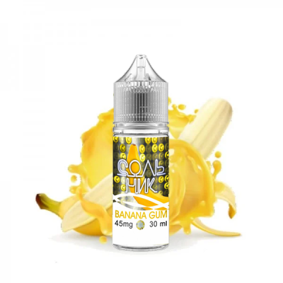 Сольник Banana Gum 30мл — Рідина для pod систем (сольовий нікотин)