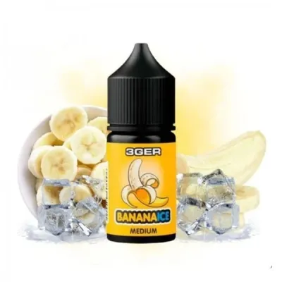 3Ger Banana Ice 30мл — Рідина для pod систем (сольовий нікотин)