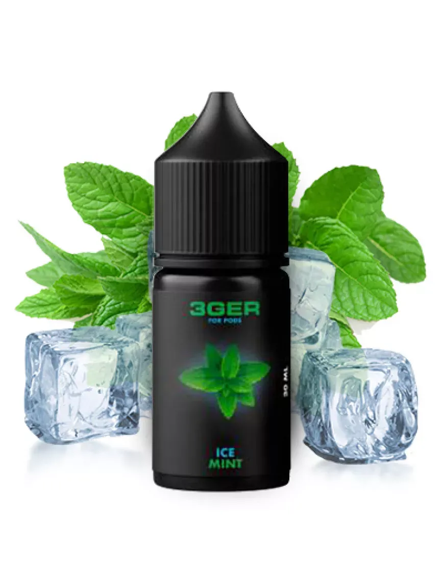 3Ger Ice Mint 30мл — Рідина для pod систем (сольовий нікотин) 3Ger Ice Mint 30мл — Рідина для pod систем (сольовий нікотин)