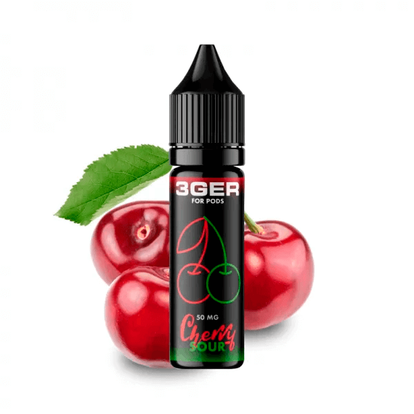 3Ger Sour Cherry 15мл — Рідина для pod систем (сольовий нікотин) 3Ger Sour Cherry 15мл — Рідина для pod систем (сольовий нікотин)