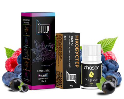 Chaser Black Forest Mix 30мл — Набір для самозамісу (сольовий нікотин) Chaser Black Forest Mix 30мл — Набір для самозамісу (сольовий нікотин)