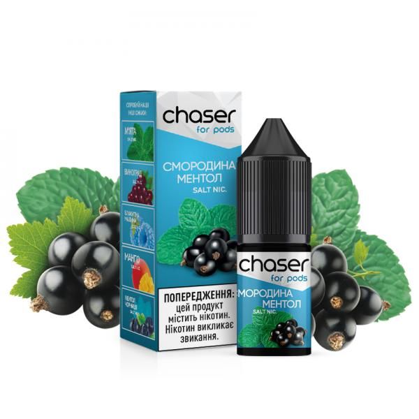 Chaser Смородина ментол 15мл — Рідина для pod систем (сольовий нікотин) Chaser Смородина ментол 15мл — Рідина для pod систем (сольовий нікотин)