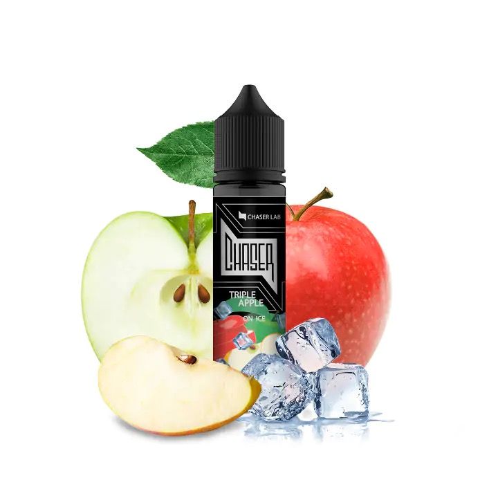 Chaser Triple Apple Ice 60мл — Рідина для вейпа (органічний нікотин) Chaser Triple Apple Ice 60мл — Рідина для вейпа (органічний нікотин)