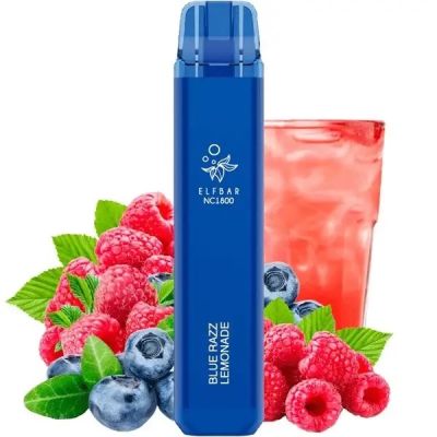 Elf Bar 1800 Blue Razz Lemonade — Одноразова POD-система