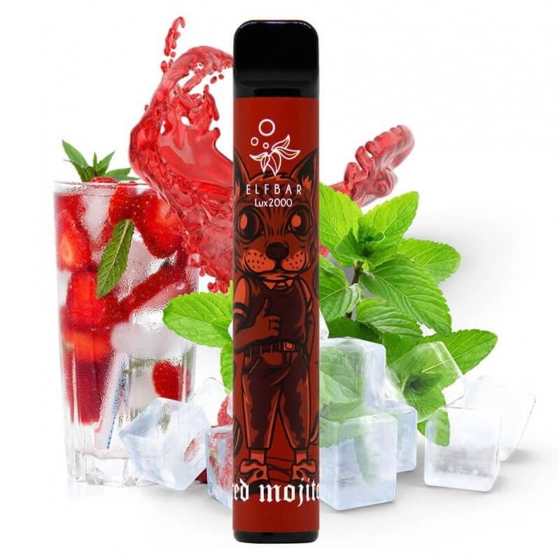 Elf Bar 2000 Red Mojito — Одноразова POD-система Elf Bar 2000 Red Mojito — Одноразова POD-система
