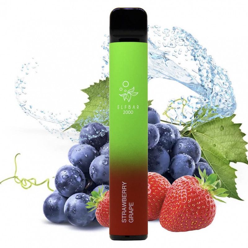 Elf Bar 2000 Strawberry Grape — Одноразова POD-система Elf Bar 2000 Strawberry Grape — Одноразова POD-система