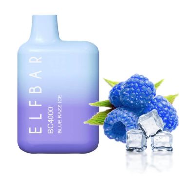 Elf Bar 4000 Blue Razz Ice — Одноразова POD-система