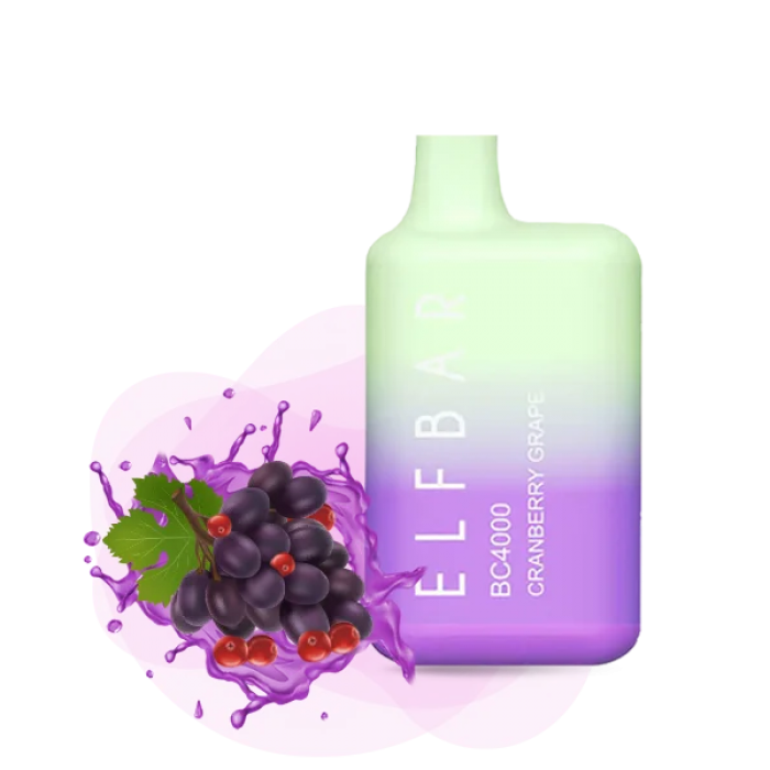 Elf Bar 4000 Cranberry Grape — Одноразова POD-система Elf Bar 4000 Cranberry Grape — Одноразова POD-система