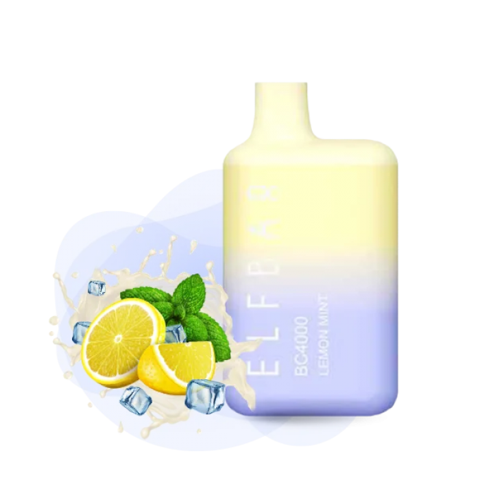 Elf Bar 4000 Lemon Mint — Одноразова POD-система. Elf Bar 4000 Lemon Mint — Одноразова POD-система.