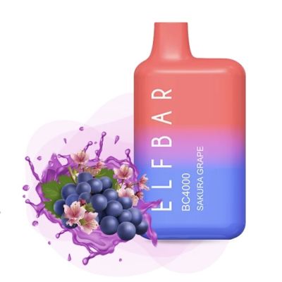 Elf Bar 4000 Sakura Grape — Одноразова POD-система