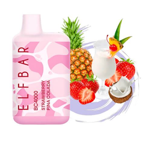 Elf Bar 4000 Strawberry Pina Colada — Одноразова POD-система Elf Bar 4000 Strawberry Pina Colada — Одноразова POD-система