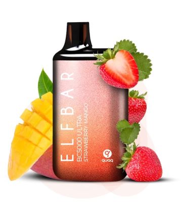 Elf Bar 5000 ULTRA Strawberry Mango — Одноразова POD-система