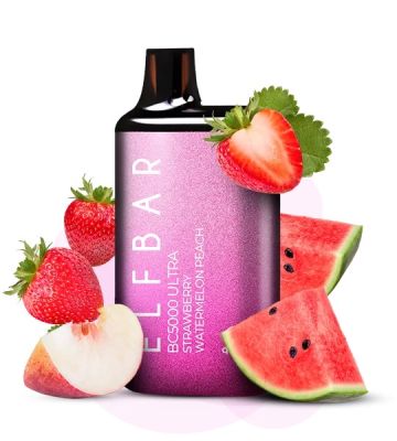 Elf Bar 5000 ULTRA Strawberry Watermelon Peach — Одноразова POD-система