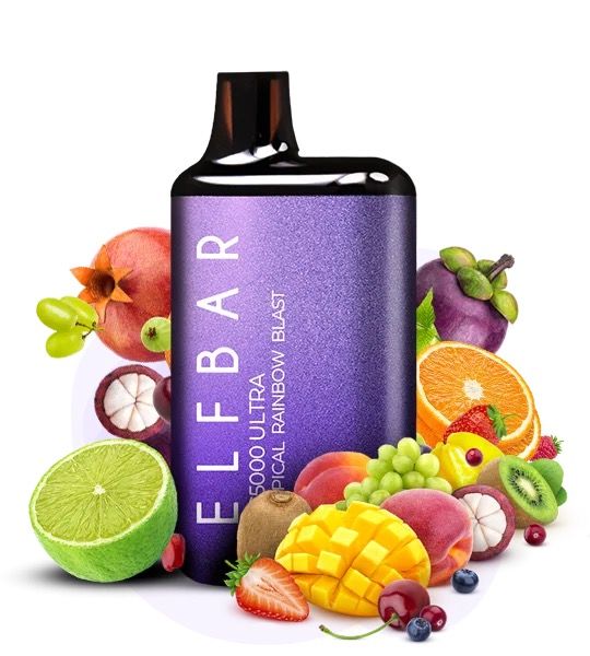 Elf Bar 5000 ULTRA Tropical Blast — Одноразова POD-система Elf Bar 5000 ULTRA Tropical Blast — Одноразова POD-система