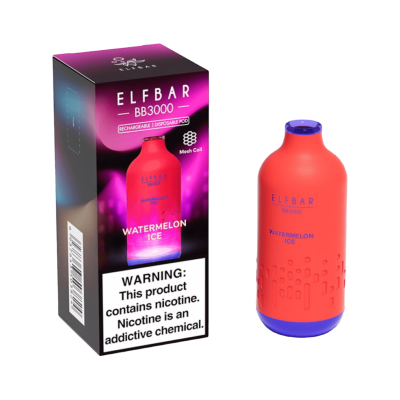 Elf Bar BB3000 Watermelon Ice — Одноразова POD-система
