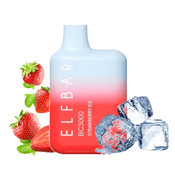 Elf Bar BC3000 Strawberry Ice — Одноразова POD-система Elf Bar BC3000 Strawberry Ice — Одноразова POD-система