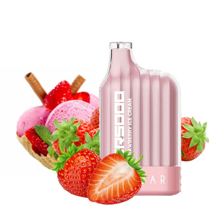 Elf Bar CR5000 Strawberry Ice Cream — Одноразова POD-система Elf Bar CR5000 Strawberry Ice Cream — Одноразова POD-система