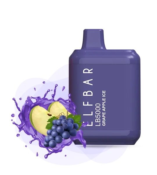 Elf Bar LB5000 Grape Apple Ice — Одноразова POD-система Elf Bar LB5000 Grape Apple Ice — Одноразова POD-система