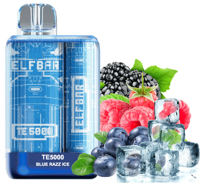 Elf Bar TE5000 Blue Razz Lemonade — Одноразова POD-система Elf Bar TE5000 Blue Razz Lemonade — Одноразова POD-система