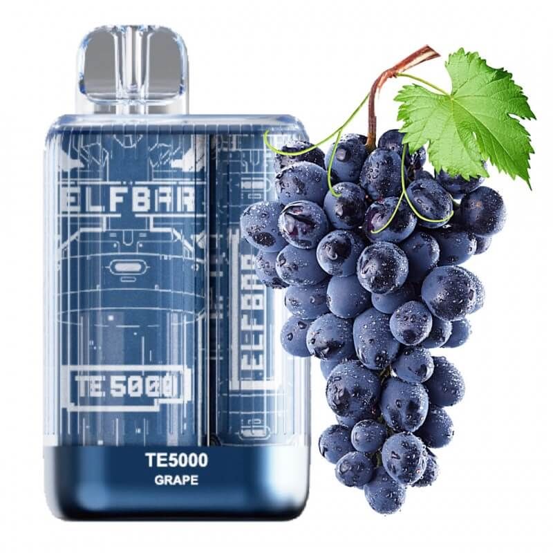 Elf Bar TE5000 Grape — Одноразова POD-система Elf Bar TE5000 Grape — Одноразова POD-система