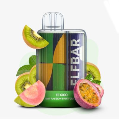 Elf Bar TE6000 Kiwi Passion Fruit Guava — Одноразова POD-система