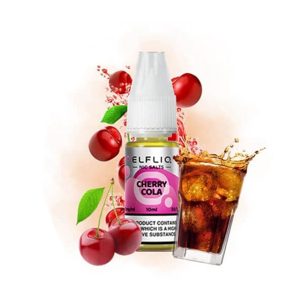 Elfliq Cherry Cola 10мл — Рідина для pod систем (сольовий нікотин) Elfliq Cherry Cola 10мл — Рідина для pod систем (сольовий нікотин)