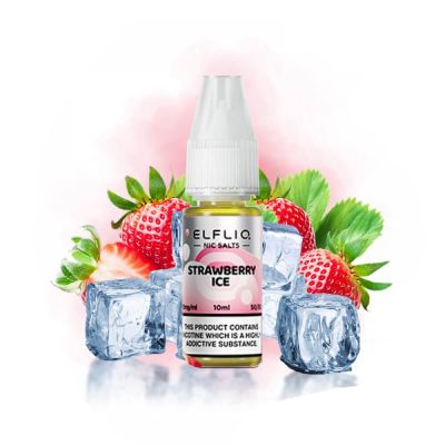 Elfliq Strawberry Ice 10мл — Рідина для pod систем (сольовий нікотин) Elfliq Strawberry Ice 10мл — Рідина для pod систем (сольовий нікотин)