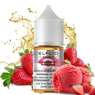 Elfliq Strawberry Snow 30мл — Рідина для pod систем (сольовий нікотин)