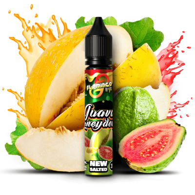 Flamingo New Salted Guava Honeydew 30мл — Рідина для pod систем (сольовий нікотин) Flamingo New Salted Guava Honeydew 30мл — Рідина для pod систем (сольовий нікотин)