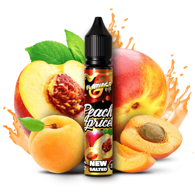 Flamingo New Salted Peach Apricot 30мл — Рідина для pod систем (сольовий нікотин) Flamingo New Salted Peach Apricot 30мл — Рідина для pod систем (сольовий нікотин)