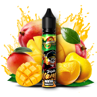 Flamingo New Salted Triple Mango 30мл — Рідина для pod систем (сольовий нікотин) Flamingo New Salted Triple Mango 30мл — Рідина для pod систем (сольовий нікотин)