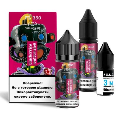 Flavorlab FL350 Blueberry Watermelon 30мл — Набір для самозамісу (сольовий нікотин) Flavorlab FL350 Blueberry Watermelon 30мл — Набір для самозамісу (сольовий нікотин)