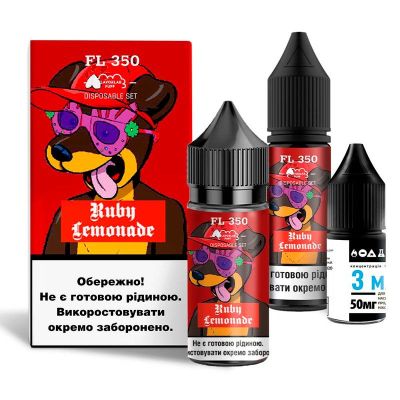 Flavorlab FL350 Ruby Lemonade 30мл — Набір для самозамісу (сольовий нікотин)