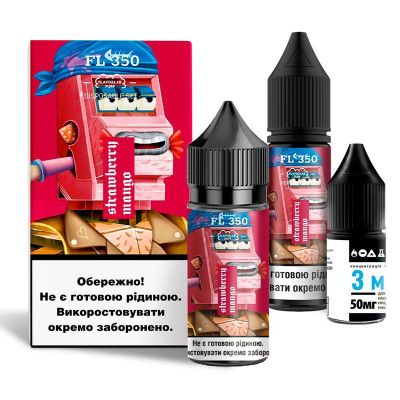 Flavorlab FL350 Strawberry Mango 30мл — Набір для самозамісу (сольовий нікотин)