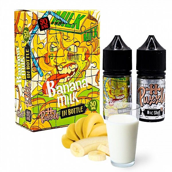 In Bottle Banana Milk 30мл — Набір для самозамісу (сольовий нікотин) In Bottle Banana Milk 30мл — Набір для самозамісу (сольовий нікотин)