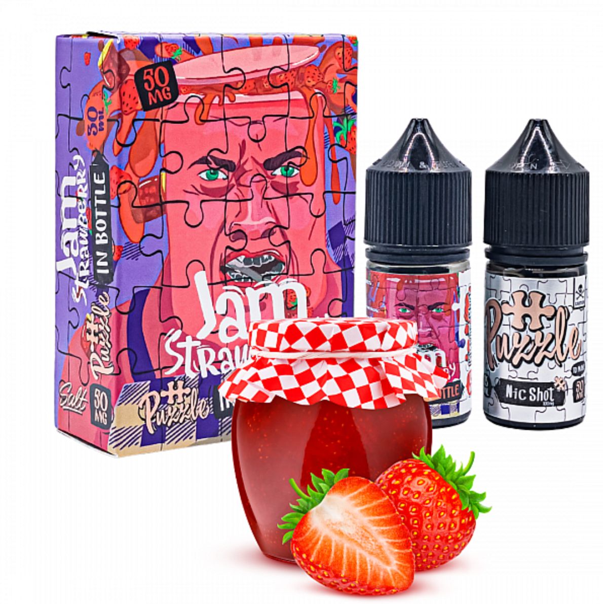 In Bottle Strawberry Jam 30мл — Набір для самозамісу (сольовий нікотин) In Bottle Strawberry Jam 30мл — Набір для самозамісу (сольовий нікотин)