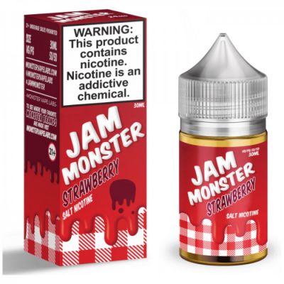 Jam Monster Salt PB Strawberry Jam 30мл — Рідина для pod систем (сольовий нікотин)