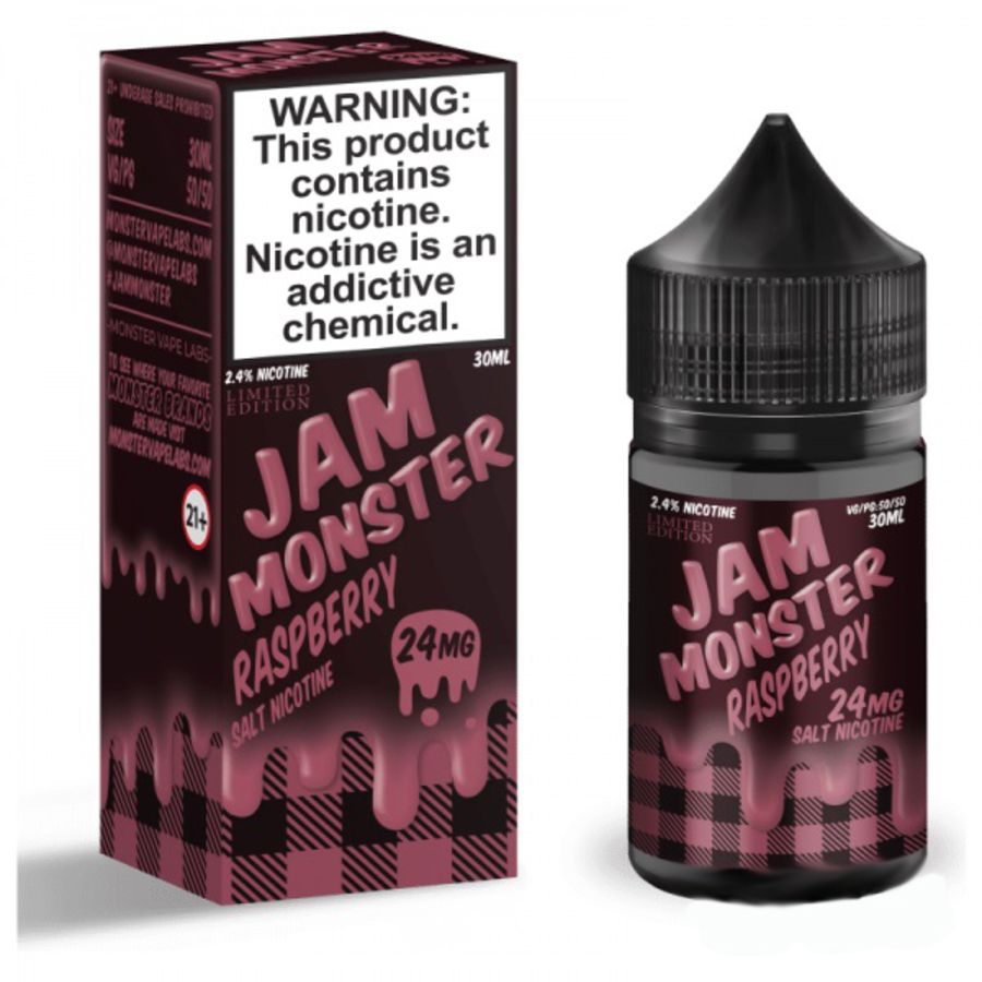 Jam Monster Salt Raspberry 30мл — Рідина для pod систем (сольовий нікотин) Jam Monster Salt Raspberry 30мл — Рідина для pod систем (сольовий нікотин)