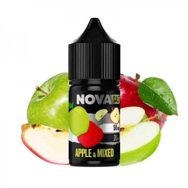 Nova Apple Mixed 30мл — Рідина для pod систем (сольовий нікотин) Nova Apple Mixed 30мл — Рідина для pod систем (сольовий нікотин)