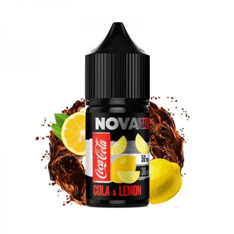 Nova Cola Lemon 30мл — Рідина для pod систем (сольовий нікотин) Nova Cola Lemon 30мл — Рідина для pod систем (сольовий нікотин)