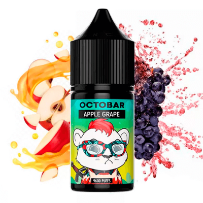 Octobar Apple Grape 30мл — Рідина для pod систем (сольовий нікотин) Octobar Apple Grape 30мл — Рідина для pod систем (сольовий нікотин)