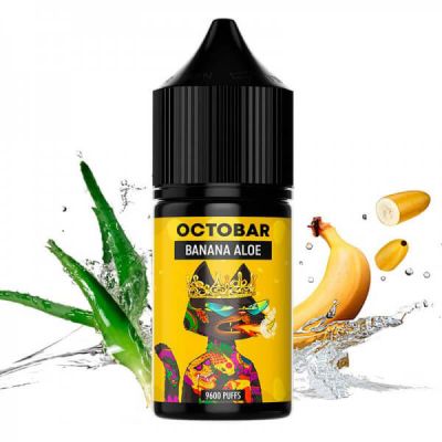 Octobar Banana Aloe 30мл — Рідина для pod систем (сольовий нікотин) Octobar Banana Aloe 30мл — Рідина для pod систем (сольовий нікотин)