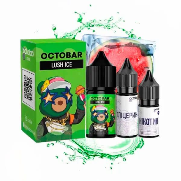 Octobar Lush Ice 30мл — Набір для самозамісу (сольовий нікотин) Octobar Lush Ice 30мл — Набір для самозамісу (сольовий нікотин)