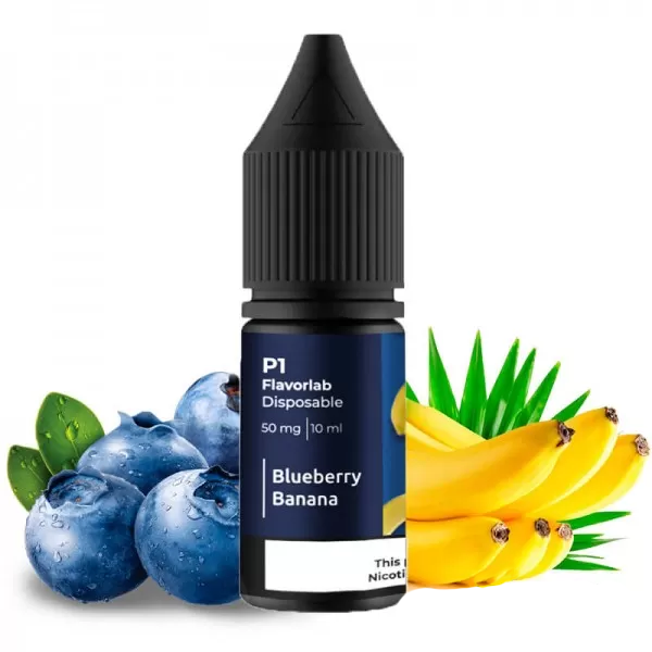 P1 Blueberry Banana 10мл — Рідина для pod систем (сольовий нікотин) P1 Blueberry Banana 10мл — Рідина для pod систем (сольовий нікотин)