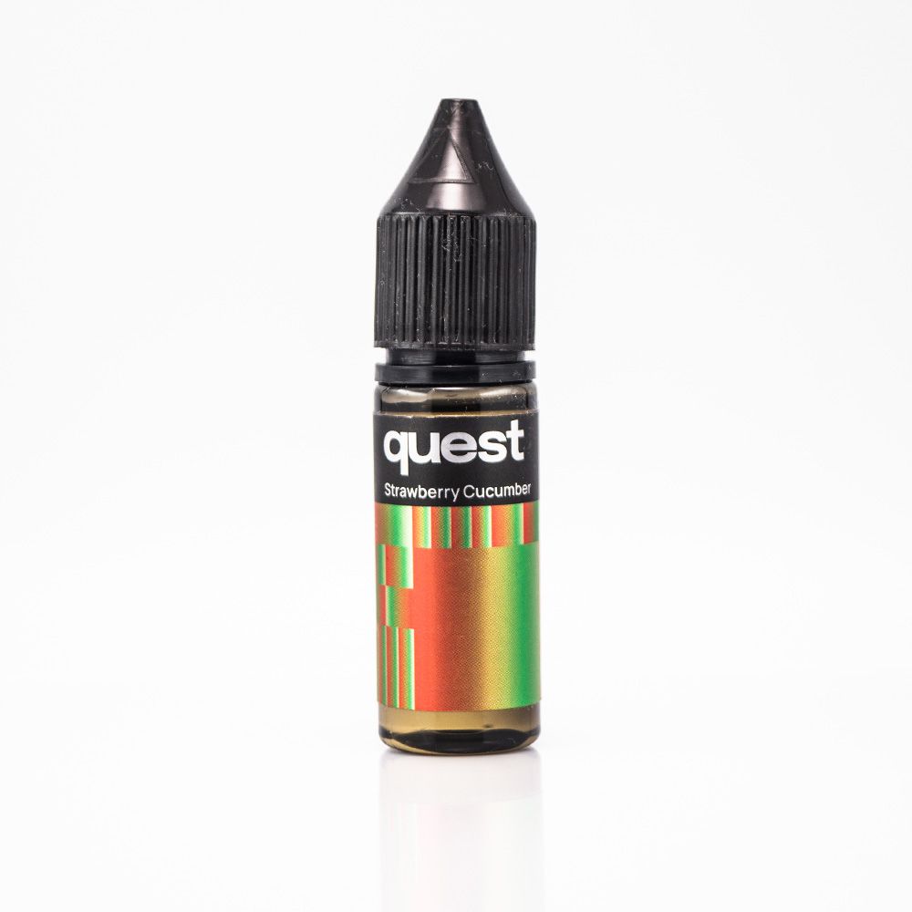 Quest Strawberry Cucumber 15мл — Рідина для pod систем (сольовий нікотин) Quest Strawberry Cucumber 15мл — Рідина для pod систем (сольовий нікотин)