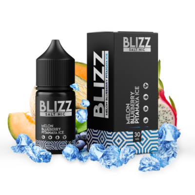 Blizz Melon Blueberry Pitahaya Ice 30мл — Набір для самозамісу (сольовий нікотин)