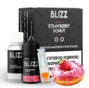Blizz Strawberry Donut 30мл — Набір для самозамісу (сольовий нікотин)