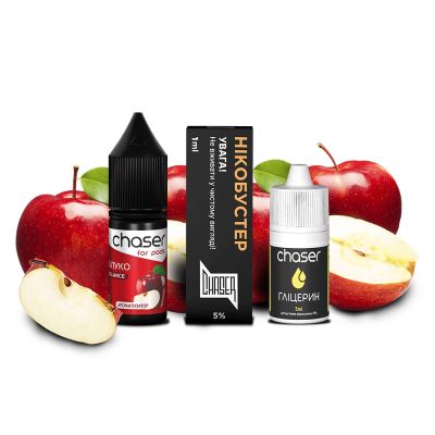 Chaser For Pods Apple 10мл — Набір для самозамісу (сольовий нікотин)