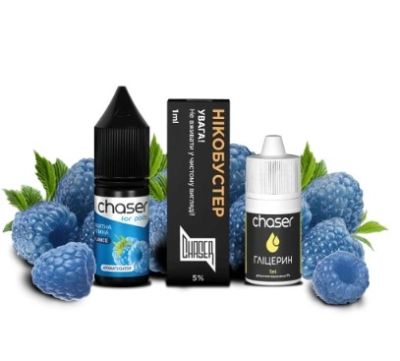 Chaser For Pods Blue Raspberry 10мл — Набір для самозамісу (сольовий нікотин)