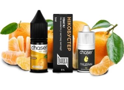 Chaser For Pods Mandarin 10мл — Набір для самозамісу (сольовий нікотин)